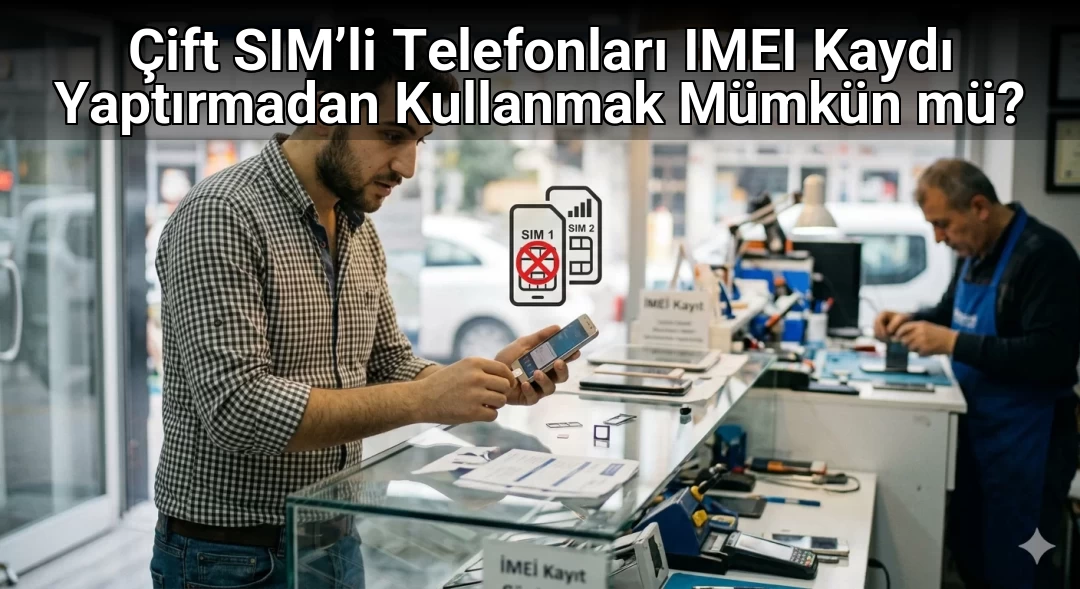 Çift SIM’li Telefonları IMEI Kaydı Yaptırmadan Kullanmak Mümkün mü?